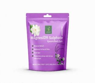 JAINIK Jasmine Epsom Bath Salt For Aches, Sleep,Pain Relief And Bath Tub