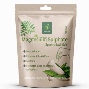 JAINIK Neem Bath & Magnesium Sulphate for Foot Pain Relief and Relaxation.