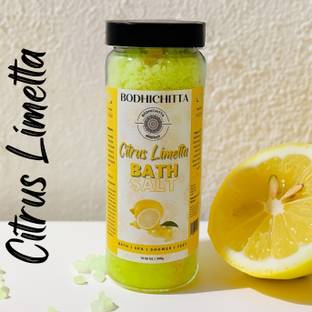 Bodhichitta Lemon Essence Bath Salt: Zesty Refreshment for Blissful Soaks