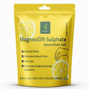 JAINIK Lime Lemon Bath Salt Crystal And Bath, For Muscle Relief, Relieves Aches & Pain