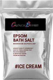 JAINIK Pure Epsom Bath Salt Soak, Smoothe, Soften & Sleep with Ice Cream Flavour