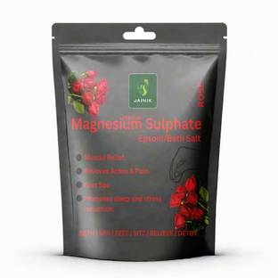 JAINIK Premium Rose Epsom & Bath Salt For Muscle Relief, Relieves Aches & Pain