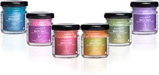 Aromahpure Natural Bath Salt Obsession,Expressive,Citrus,Rose,Frangipani & Lavender Combo