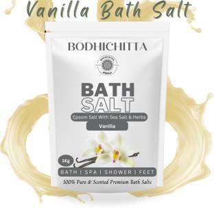 Bodhichitta Vanilla Musk Bath Salt for Muscle Relief & Relaxation