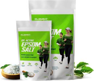 Elemnt Sports Science Dr. Active Epsom Salt for Muscle Recovery, Foot Soak & Body Spa