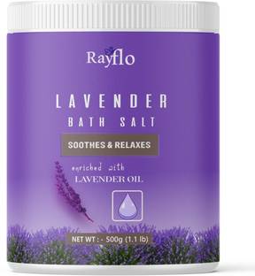 rayflo Lavender bath salt for pain relief, better sleep and detoxification