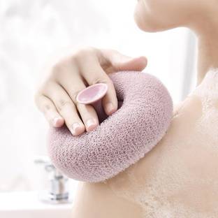 MAHADEV Ultra Soft Bath Body Shower Sponge, Bath Sponge Dead Skin Remover( Pack Of 2 )