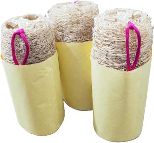 TIMOSHA || Bath LOOFAH (Dry Veg. Sponge) || 6” lg. x 3 pcs. ||