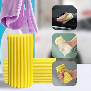kayru Damp Duster Sponge, Cleaning Sponge Brush, Dust Buster for Blinds, Baseboards