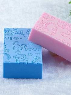 SEAHAVEN Soft Premium Exfoliating Sponge for Baby | Bath Sponge for Shower PACK-2