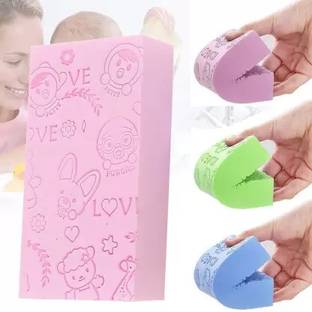 Mishva Bath Sponge Scrubber for Kids Bath Scrubber for Body Dead Skin Removal