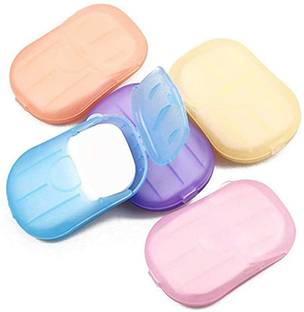 CASTLE KART Disposable Hand Washing Cleaning Paper Soap Flakes Mini Soap Paper