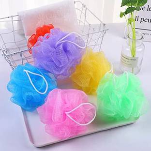 AGS MART LUXURY ROYAL SPONGE, shower sponge, Body Back Scrubber Bath Washer For Dead Skin Removal, Lathers Well (Multicolor) (Body Scrubber)