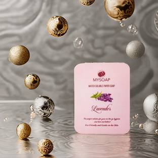 SmartSolve My Soap Water Soluble Paper Soap (Lavender) Pack of 5