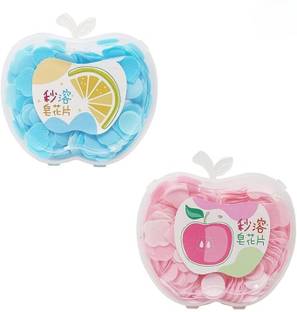 CHIFICA Travel Paper Soap - Fruit Smell Perfume Paper Soap Strips, Portable Paper Soap