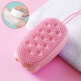 Karka Bubble Bath Brush, Silicone Bath Body Brush,Ultra-Soft Scrubber for Baby