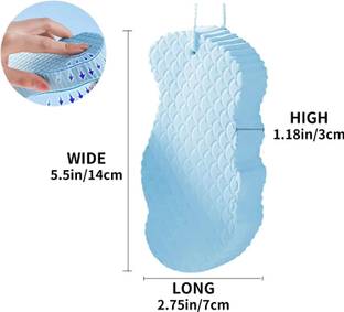 K2J Baby Bath Sponge For Bathing, Loofah Sponge bath sponge for kids For Men & Women