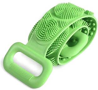 MBALE Back Scrubber Belt Soft Massage Cleaning Bath Brush A009