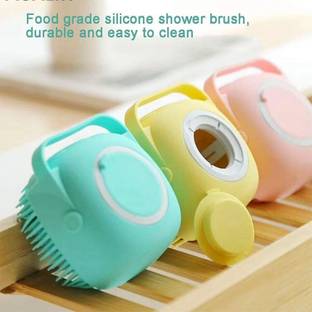 jeniry Silicone Bath Scrubber Body Exfoliating Massage For Cleaning Bathroom Shower