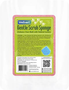 Wellvart Gentle Scrub Sponge - Pink