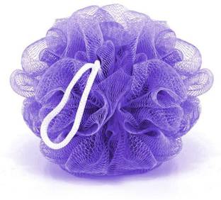 Dr. Care Super Soft Bath Sponge Fluffy Puffy Loofah (Purple)