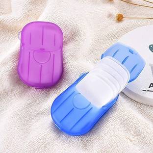 Mallade Pocket Size Paper Soap for Hand Cleaning Water Soluble Fragrance Sheets