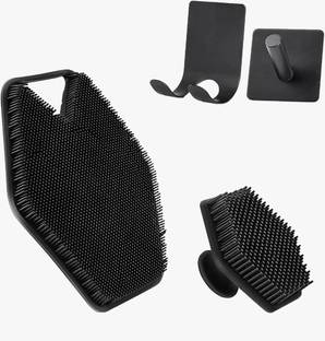 crzzyzone Silicone Body Scrubber Silicone Face Scrubbers Men Women Bathroom Four Piece Set