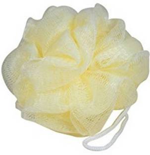 Just Peachy Bath Sponge Round (Yellow) Lufa/Loofah