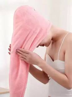 MIDASTRA FASHION माइक्रोफाइबर 500 GSM हेयर तौलिया