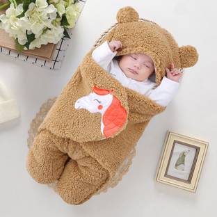 BRANDONN New Born Baby Sleeping Bag Swaddle Wrapper Sleeping Bag