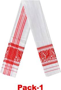 ASSAM GAMCHA कॉटन 120 GSM फेस, हैंड, हेयर गमछा