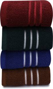 NATURE SKY LIGHT COLOUR HAND TOWEL SET OF 4 MULTI PURPOSE USE Multicolor Cloth Napkins
