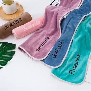 AKDC Microfiber 400 GSM Hair, Beach, Sport, Bath, Face, Hand Towel Set