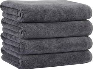 ZEDFIBER Microfiber 400 GSM Face, Hand, Bath Towel Set