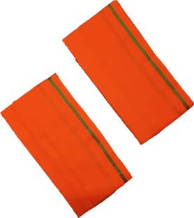 Bhagwa Gamcha Cotton 120 GSM Bath, Face, Hand, Hair, Beach, Sport Gamcha