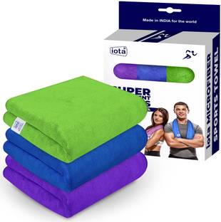 IOTA Microfiber 450 GSM Face, Sport, Hand Towel Set