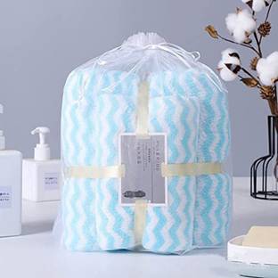 HomeCloud Microfiber 300 GSM Bath, Face, Hair, Hand Towel Set