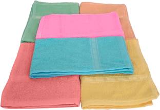 BIndian Hand Towels Set of 6 Piece for Kitchen, wash Basin & Gym, Soft & Super Absorbent, Multicolor Napkins (6 Sheets) Multicolor Cloth Napkins