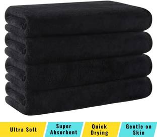 MICROSHINE Microfiber 450 GSM Hand, Face, Hair Towel Set