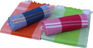 GOPAL HANDLOOMS Cotton 500 GSM Bath Towel Set