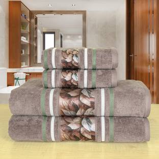 RANGOLI Terry Cotton 450 GSM Bath Towel Set