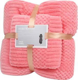 HomeCloud Microfiber 300 GSM Bath, Face, Hair, Hand Towel Set