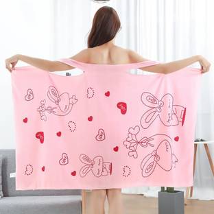 DARSHANAM WORLD Microfiber 299 GSM Bath Towel