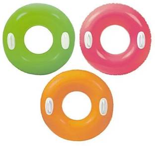 radhey preet Inflatable Handled Swimming Ring For Ages Up To 15 Years 30 Inch Size, Pack of 1 Swim Floatation Belt