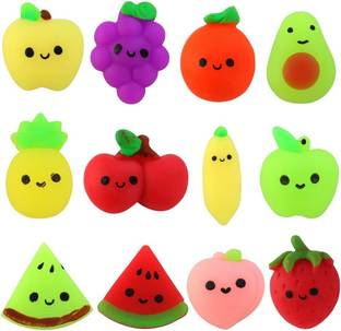 ANABGI 5pcs Kawaii Mini Squishies Mochi Squishy Toys Party Favors Bath toy Bath Toy