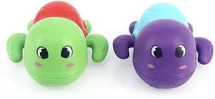 Play Nation Playnation Bathing Pool Toy Wind Up Swimming Turtle For Babies|Pack Of 2 Bath Toy