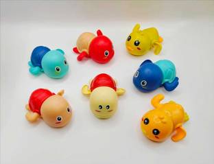 FantasyFieF Floating Bath Toy Turtle and Duck (pack of 3) Bath Toy