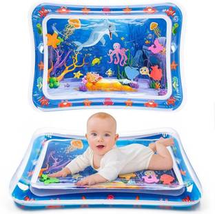 Khatushyam Kids Water Play Mat Toys Inflatable Leakproof Baby Water Mat Fun Water Mat Sea Bath Toy