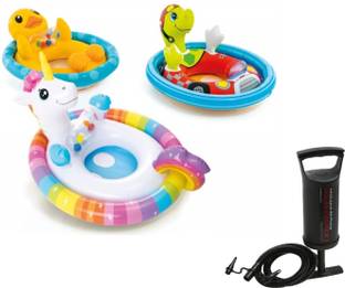 radhey preet Swimming Floater + pump For Kids Ages Up to 5 Years, Pack of 1 Bath Toy