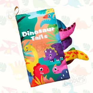 Cots and Cuddles Animal Theme Felt Book for Toddler Kids (Dinosaur) Bath Toy